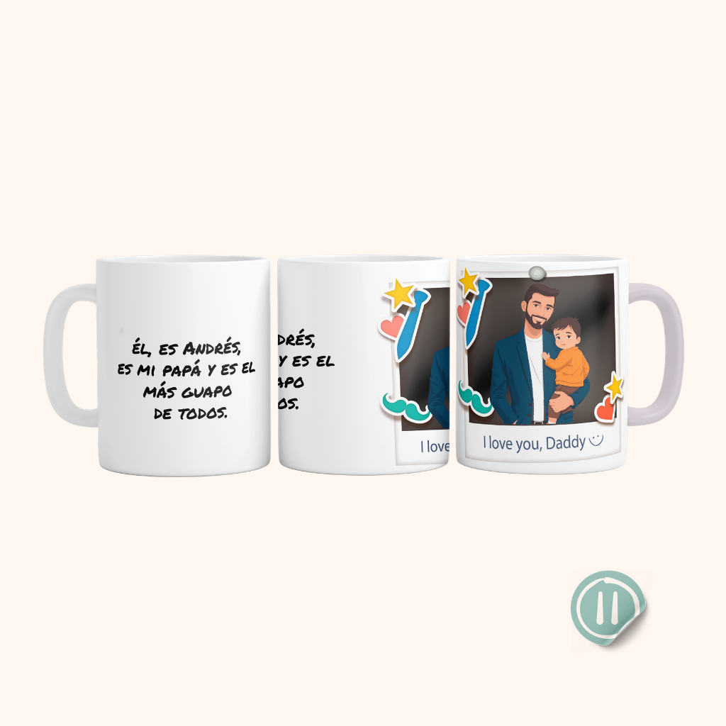 Tazas para papá  y abuelos - personalizada 11 oz