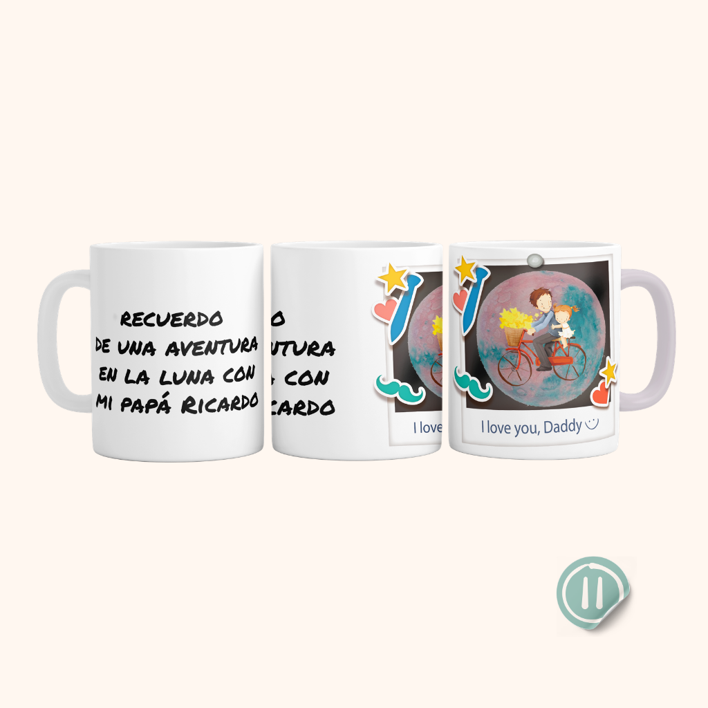 Tazas para papá  y abuelos - personalizada 11 oz