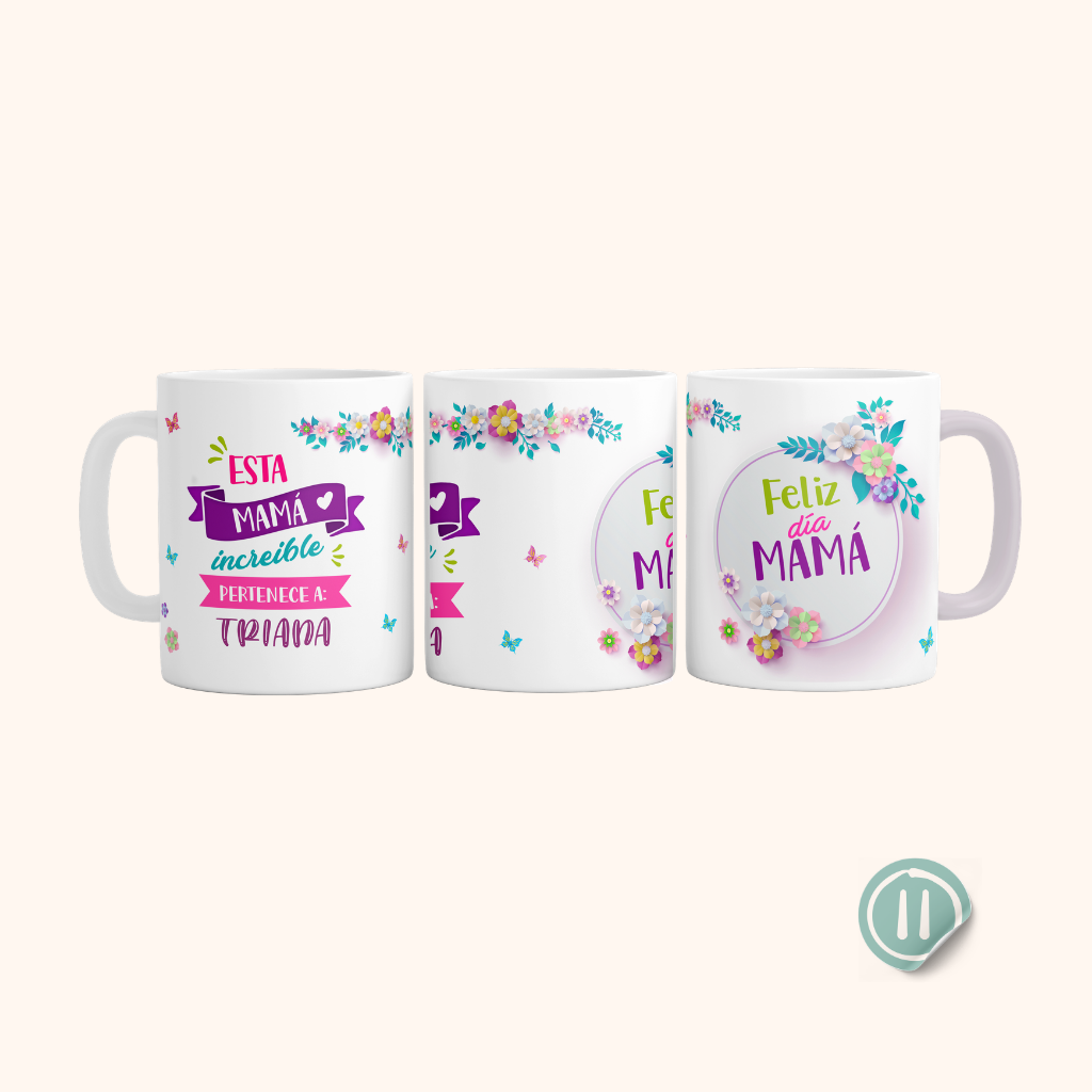 Tazas para mamá y abuelas - Personalizada  11 onzas
