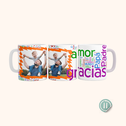 Tazas para papá  y abuelos - personalizada 11 oz
