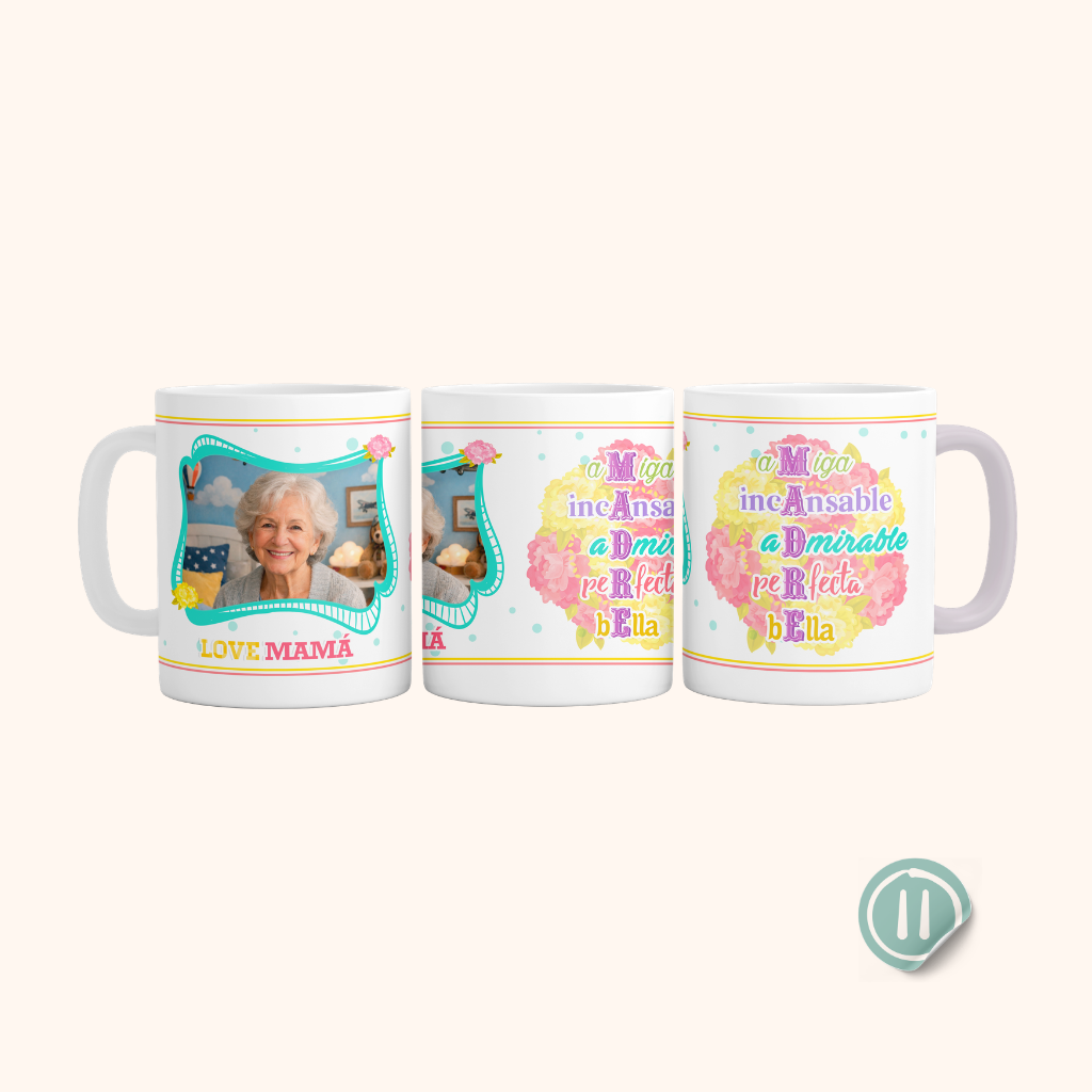 Tazas para mamá y abuelas - Personalizada  11 onzas