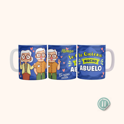 Tazas para papá  y abuelos - personalizada 11 oz